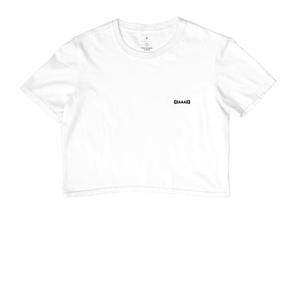 Cropped Branco - Anonymous Manifest | Exallaxe