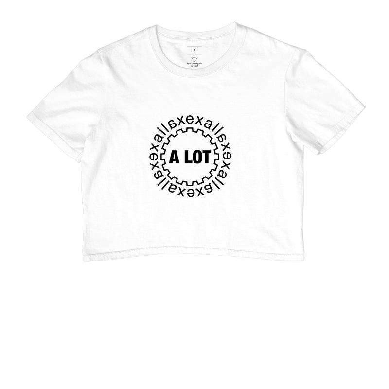 Cropped Branco - Escape In | Exallaxe