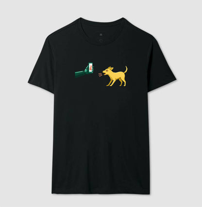 Camiseta Preta Unissex - Pixel Instinto | Exallaxe