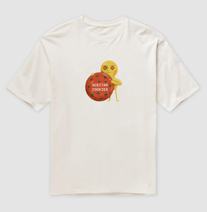 Camiseta Oversized Off-White Unissex - Candy Click | Exallaxe