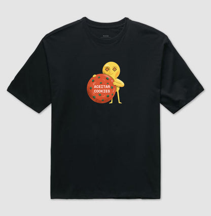 Camiseta Oversized Preta Unissex - Candy Click | Exallaxe