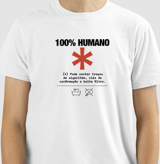 Camiseta Branca Unissex - Decomposition Label | Exallaxe