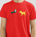 Camiseta Vermelha Unissex - Pixel Instinto | Exallaxe
