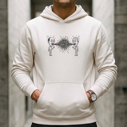 Moletom Hoodie Off-White Unissex - Eloquência Muda