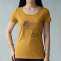 Camiseta Mostarda Feminina - Confissão Virtual