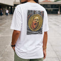 Camiseta Oversized Branca Unissex - Rot Cashflow