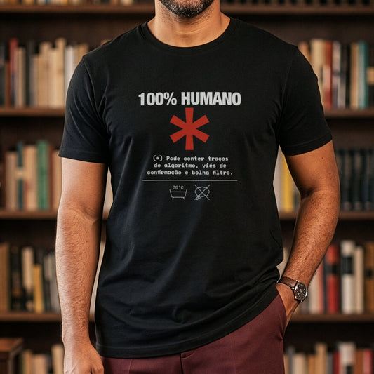 Camiseta Preta Unissex - Decomposition Label