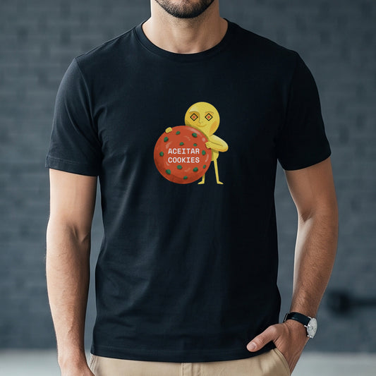 Camiseta Preta Unissex - Candy Click