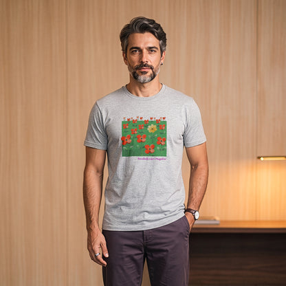 Camiseta Cinza Unissex - Padrão Sincopático