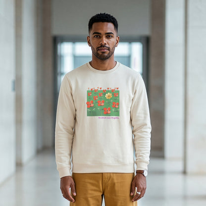 Suéter Moletom Off-White Unissex - Padrão Sincopático