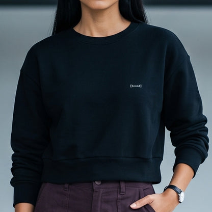 Moletom Cropped Preto - Anonymous Manifest