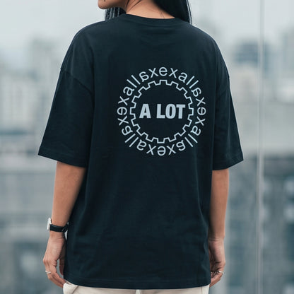 Camiseta Oversized Preta Unissex - Escape In