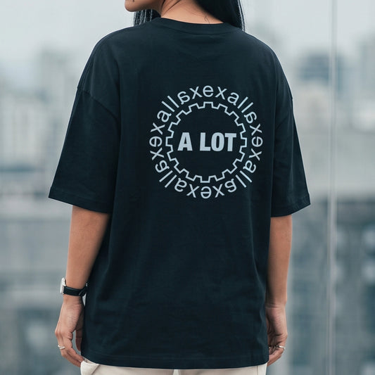 Camiseta Oversized Preta Unissex - Escape In