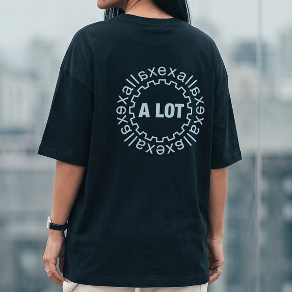 Camiseta Oversized Preta Unissex - Escape In