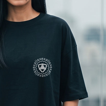 Camiseta Oversized Preta Unissex - Escape In