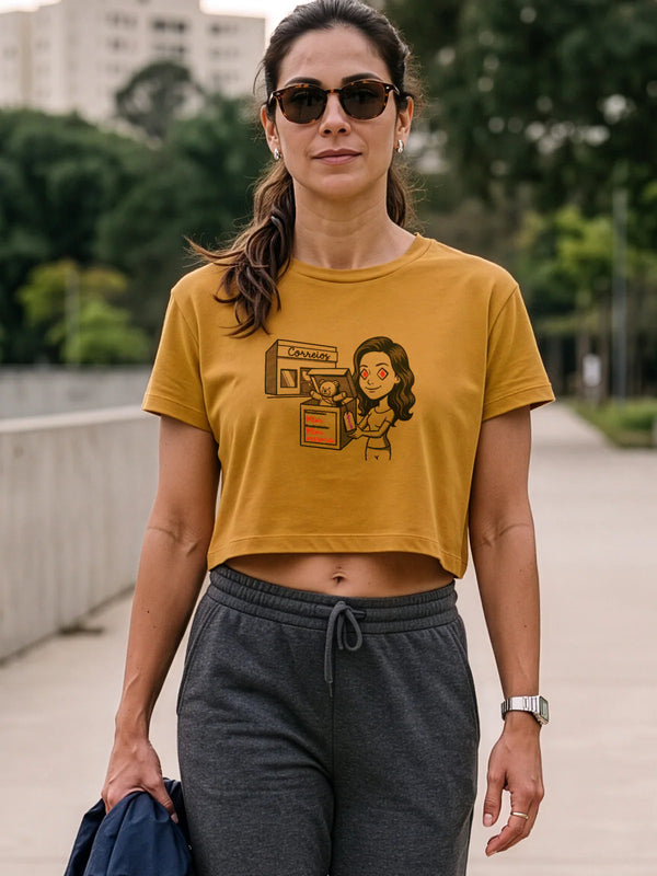 Cropped Mostarda - Destinatário Importador | Exallaxe