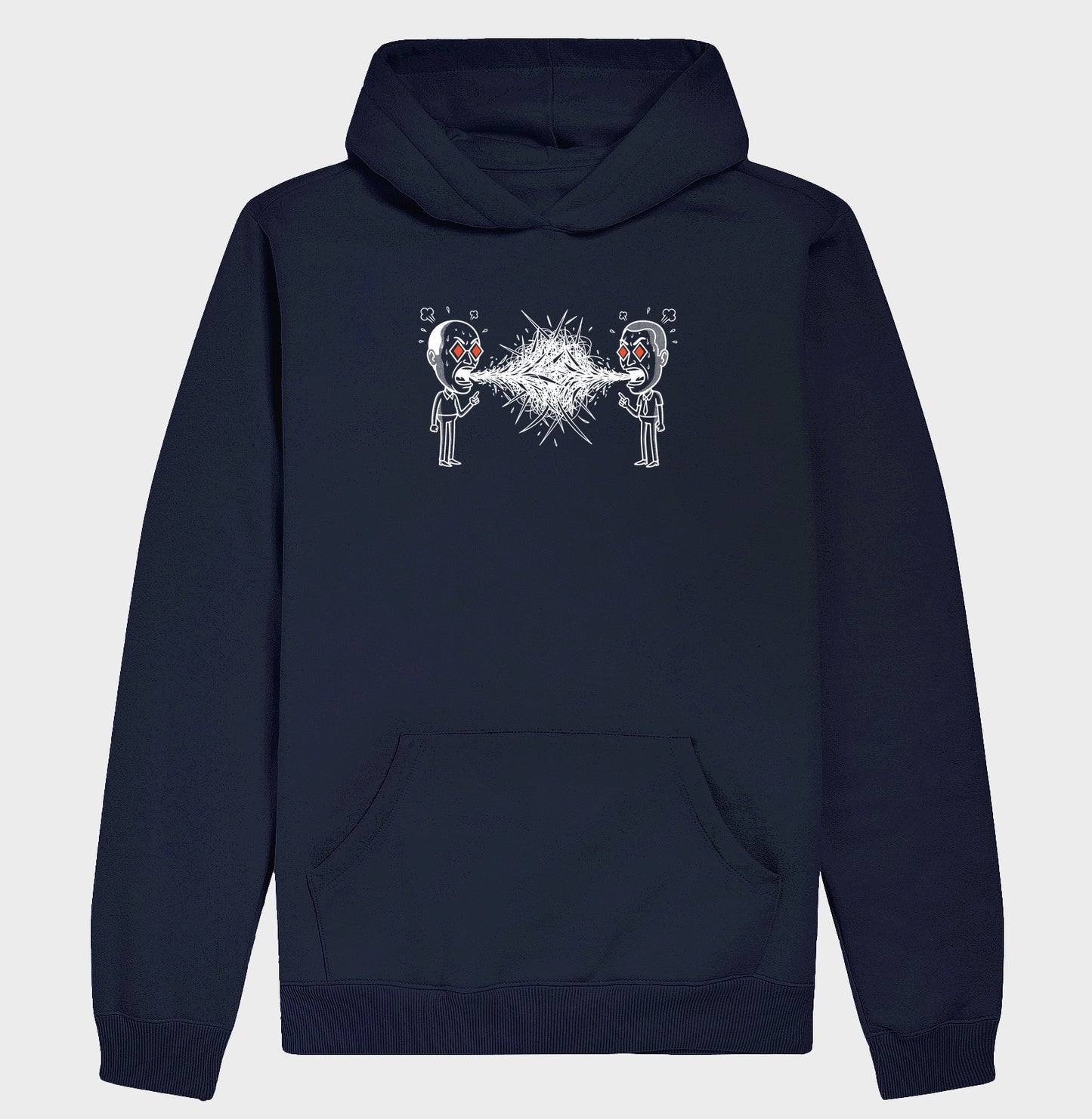 Moletom Hoodie Azul Marinho Unissex - Eloquência Muda