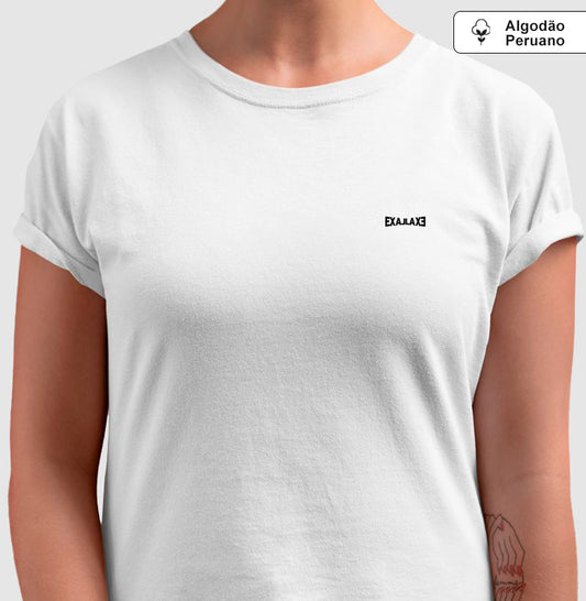 Camiseta Branca PIMA Feminina - Anonymous Manifest