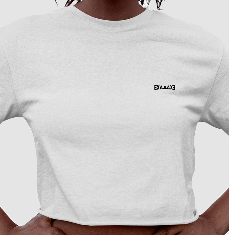 Cropped Branco - Anonymous Manifest | Exallaxe