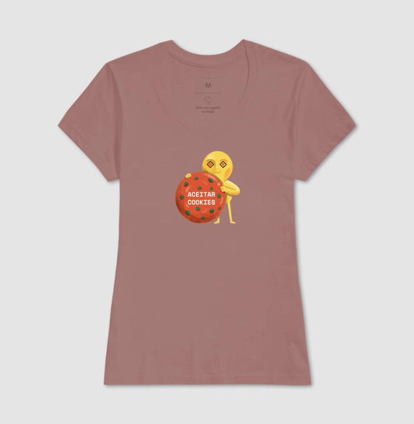 Camiseta Baby Look Rose - Candy Click | Exallaxe