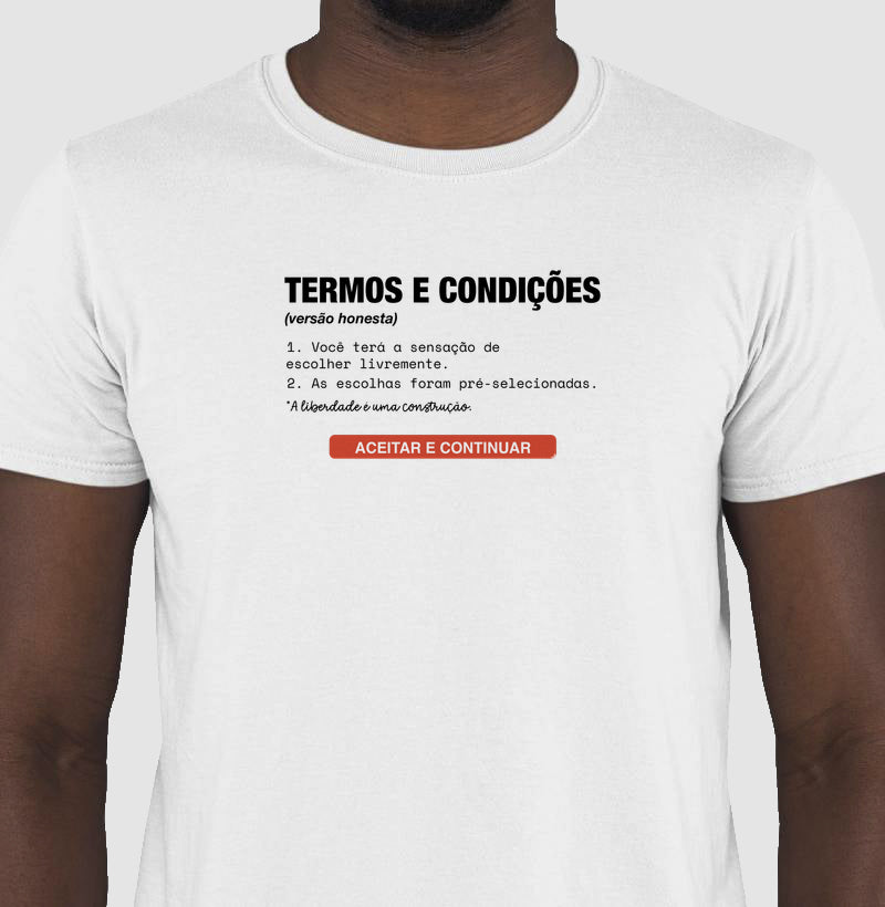 Camiseta Branca Unissex - Default Honesto