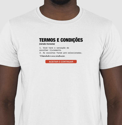 Camiseta Branca Unissex - Default Honesto