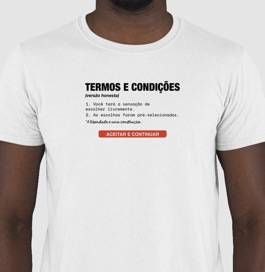 Camiseta Branca Unissex - Default Honesto