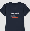 Camiseta Azul Feminina - Default Honesto