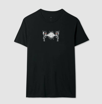 Camiseta Preta Unissex - Eloquência Muda