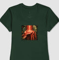 Camiseta Baby Look Verde - Memória Transviada | Exallaxe