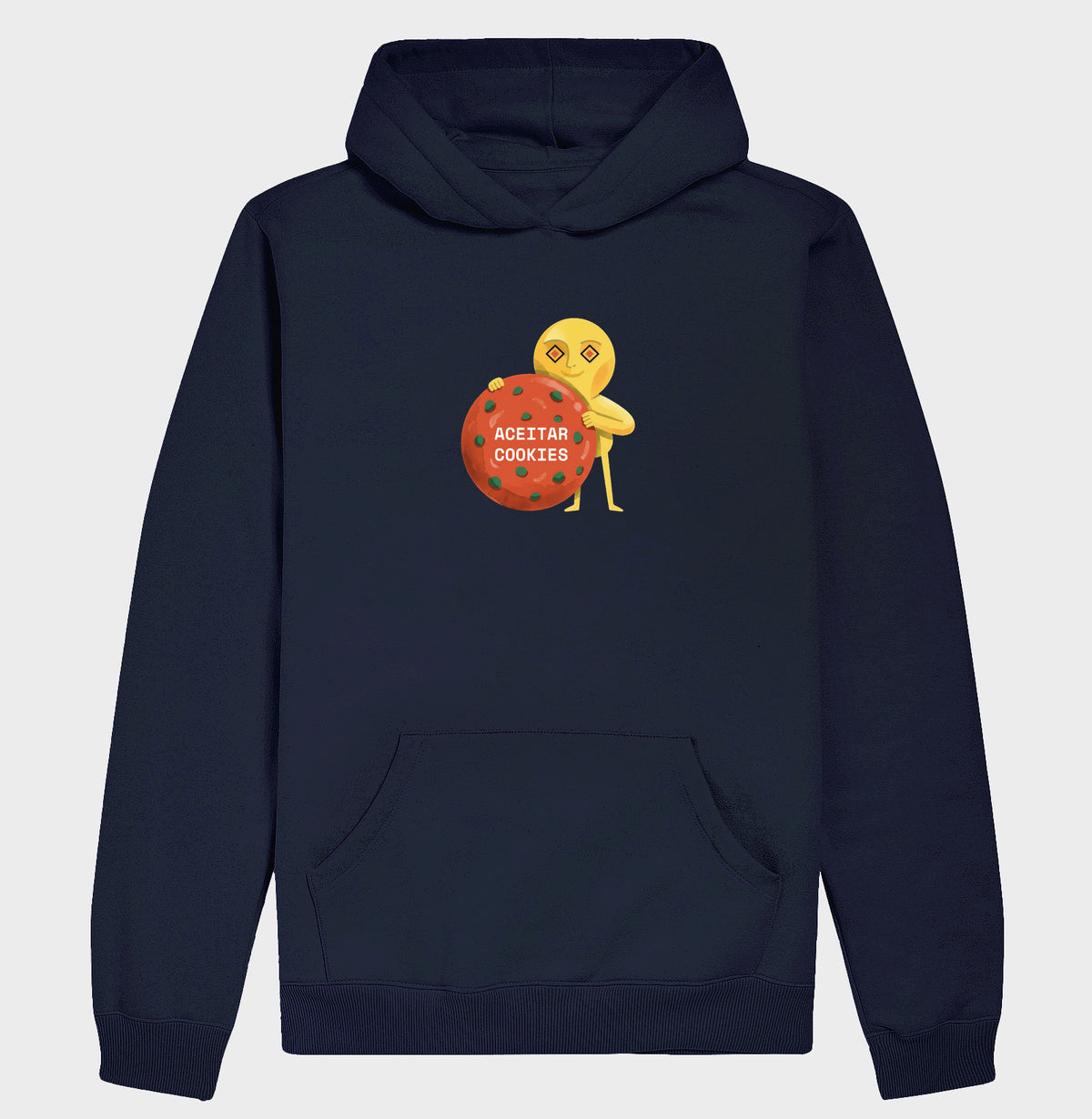 Moletom Hoodie Azul Marinho Unissex - Candy Click | Exallaxe