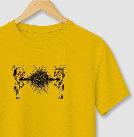 Camiseta Mostarda Unissex - Eloquência Muda