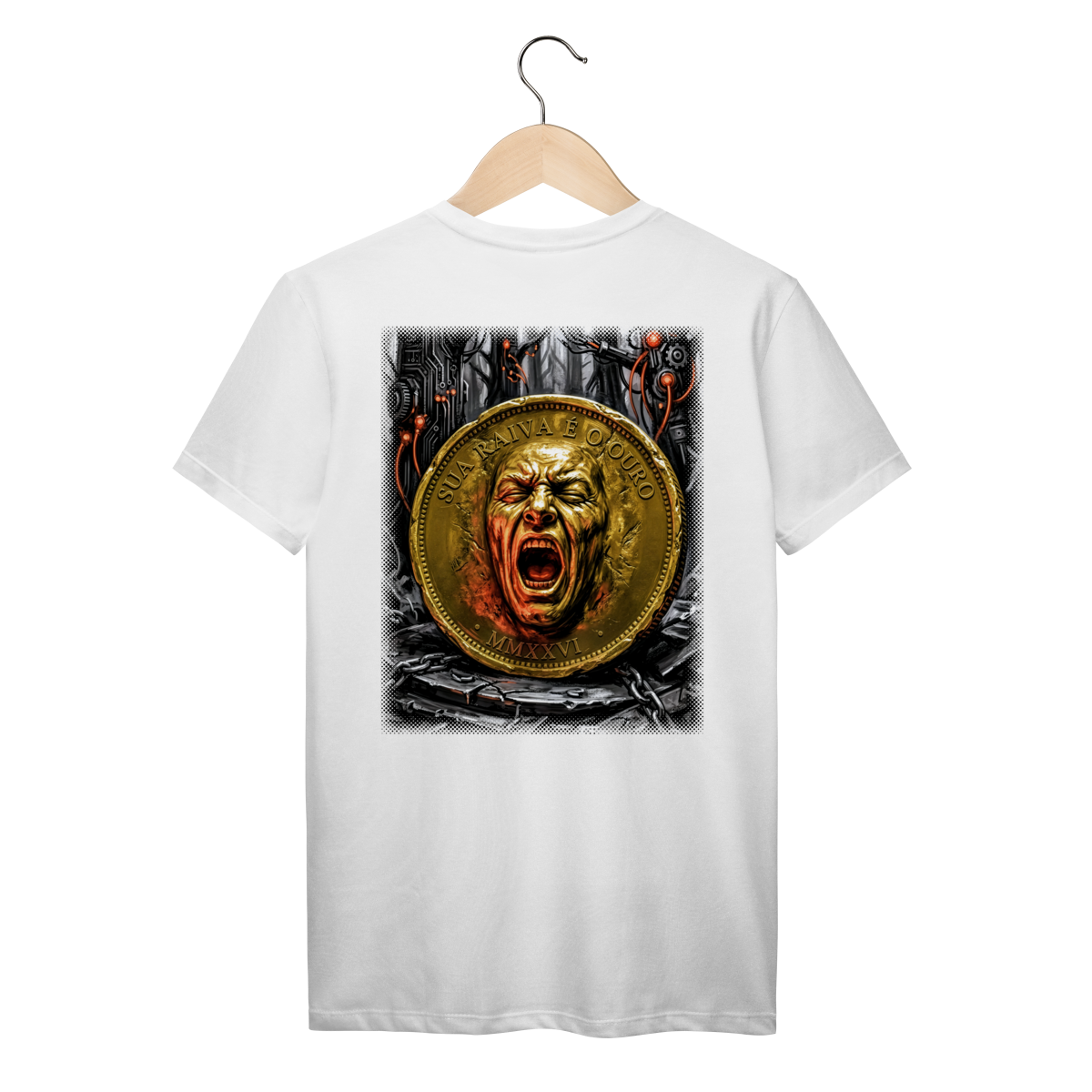 Camiseta Branca Unissex - Rot Cashflow