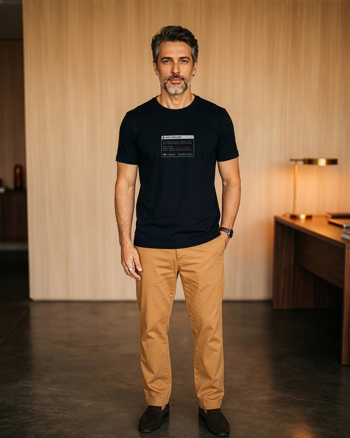 Camiseta Preta Unissex - Indução Soberana | Exallaxe