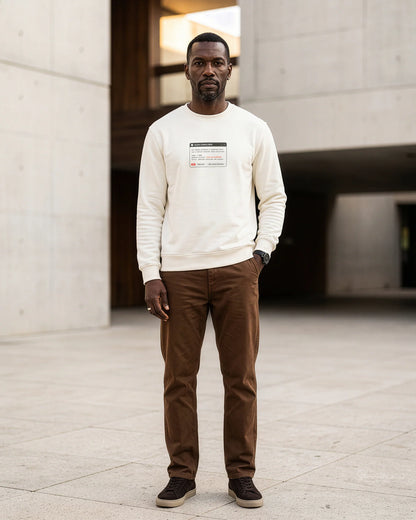 Suéter Moletom Off-White Unissex - Indução Soberana | Exallaxe