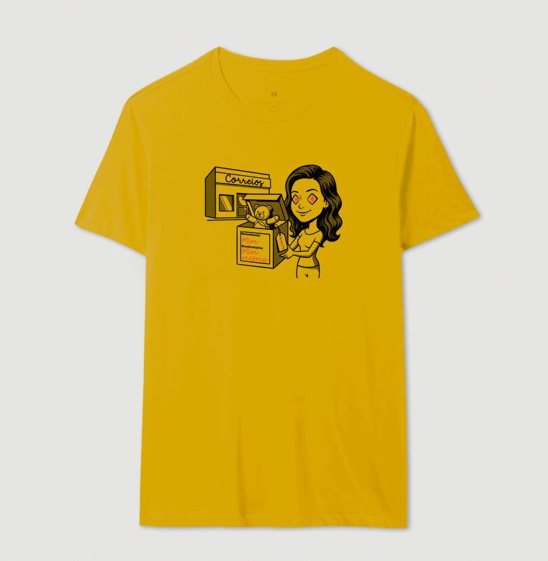 Camiseta Mostarda Unissex - Destinatário Importador | Exallaxe