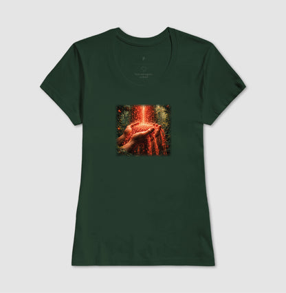 Camiseta Baby Look Verde - Memória Transviada | Exallaxe