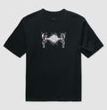 Camiseta Oversized Preta Unissex - Eloquência Muda | Exallaxe