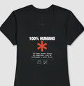 Camiseta Baby Look Preta - Decomposition Label | Exallaxe