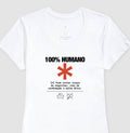Camiseta Baby Look Branca - Decomposition Label | Exallaxe