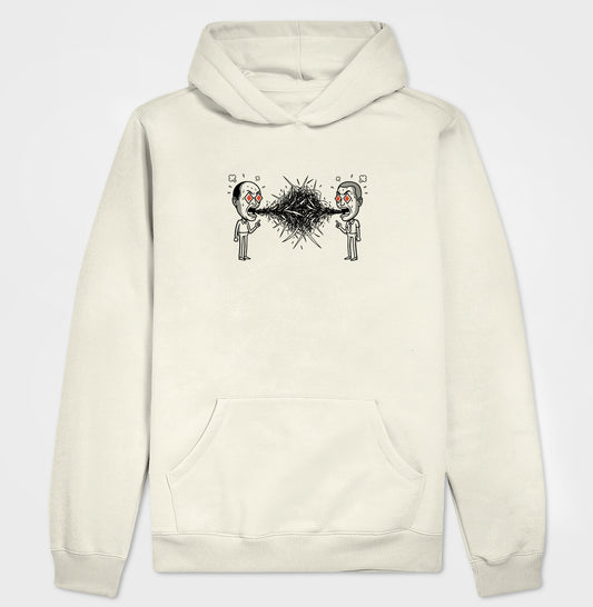 Moletom Hoodie Off-White Unissex - Eloquência Muda