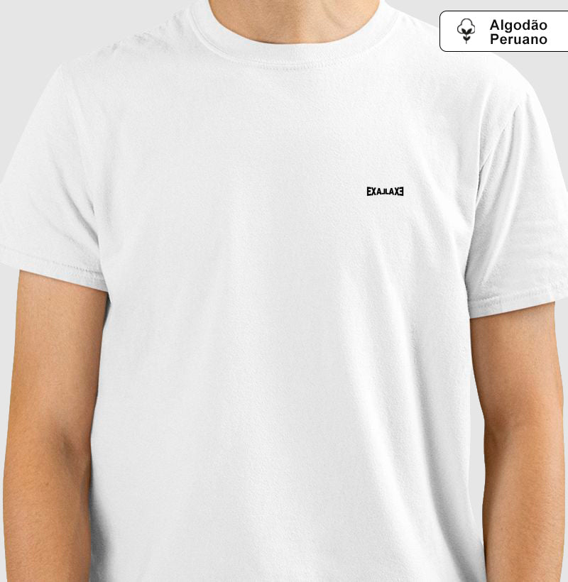 Camiseta Branca PIMA Unissex - Anonymous Manifest