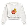 Moletom Cropped Branco - Candy Click