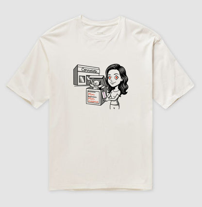 Camiseta Oversized Off-White Unissex - Destinatário Importador | Exallaxe
