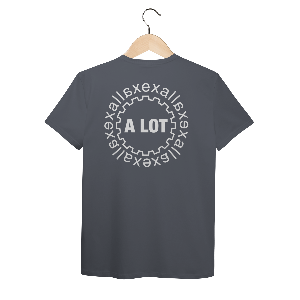 Camiseta Cinza Chumbo PIMA Unissex - Escape In