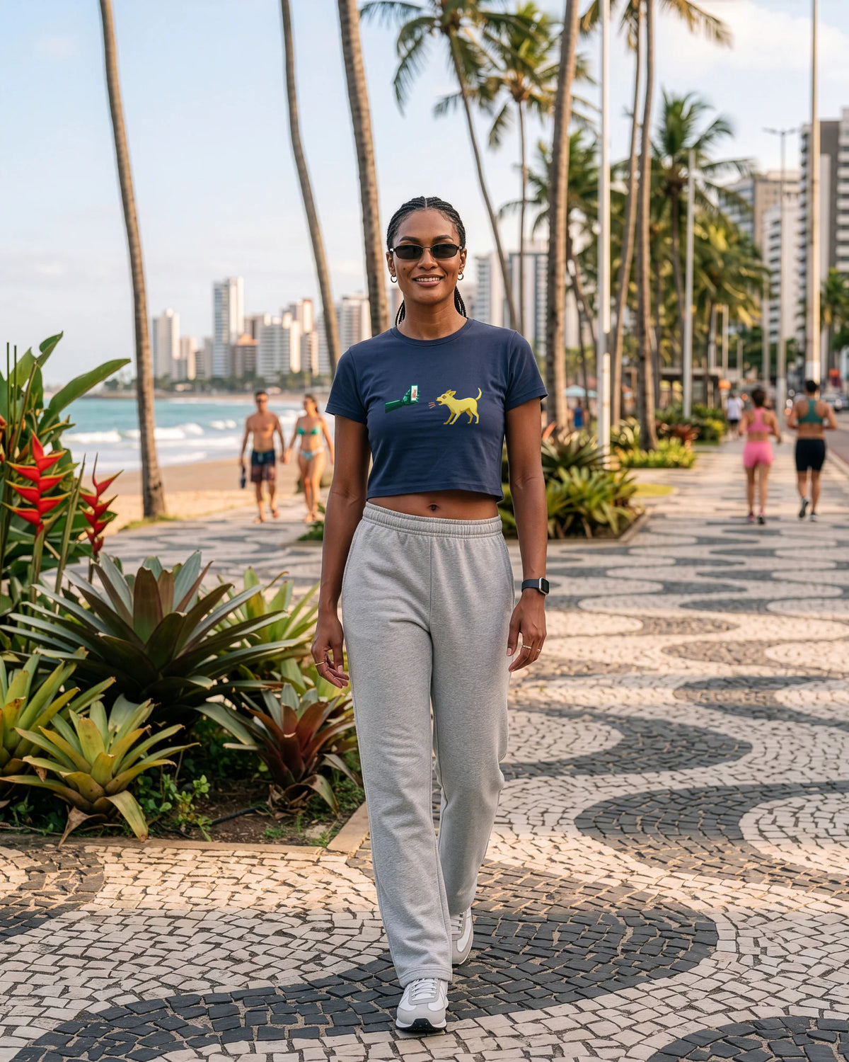 Cropped Azul - Pixel Instinto | Exallaxe