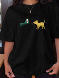 Camiseta Oversized Preta Unissex - Pixel Instinto | Exallaxe