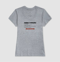 Camiseta Cinza Feminina - Default Honesto