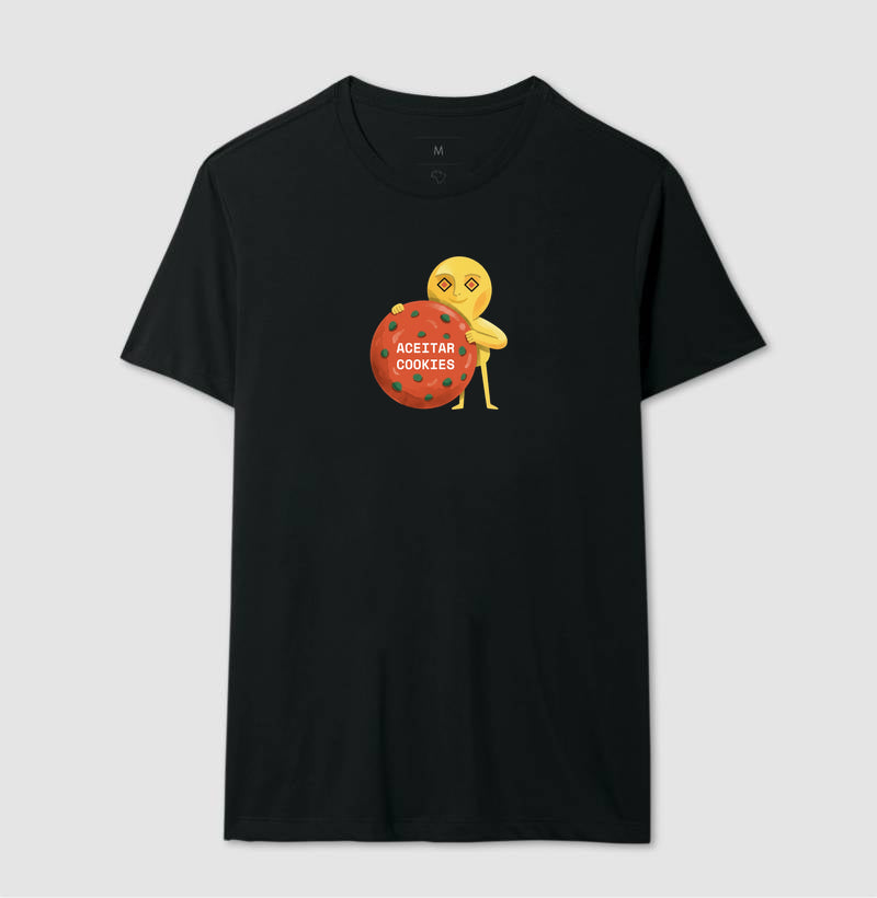 Camiseta Preta Unissex - Candy Click | Exallaxe