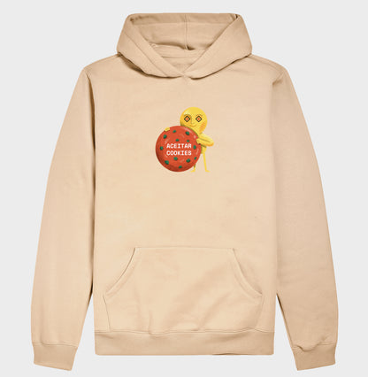 Moletom Hoodie Bege Unissex - Candy Click | Exallaxe